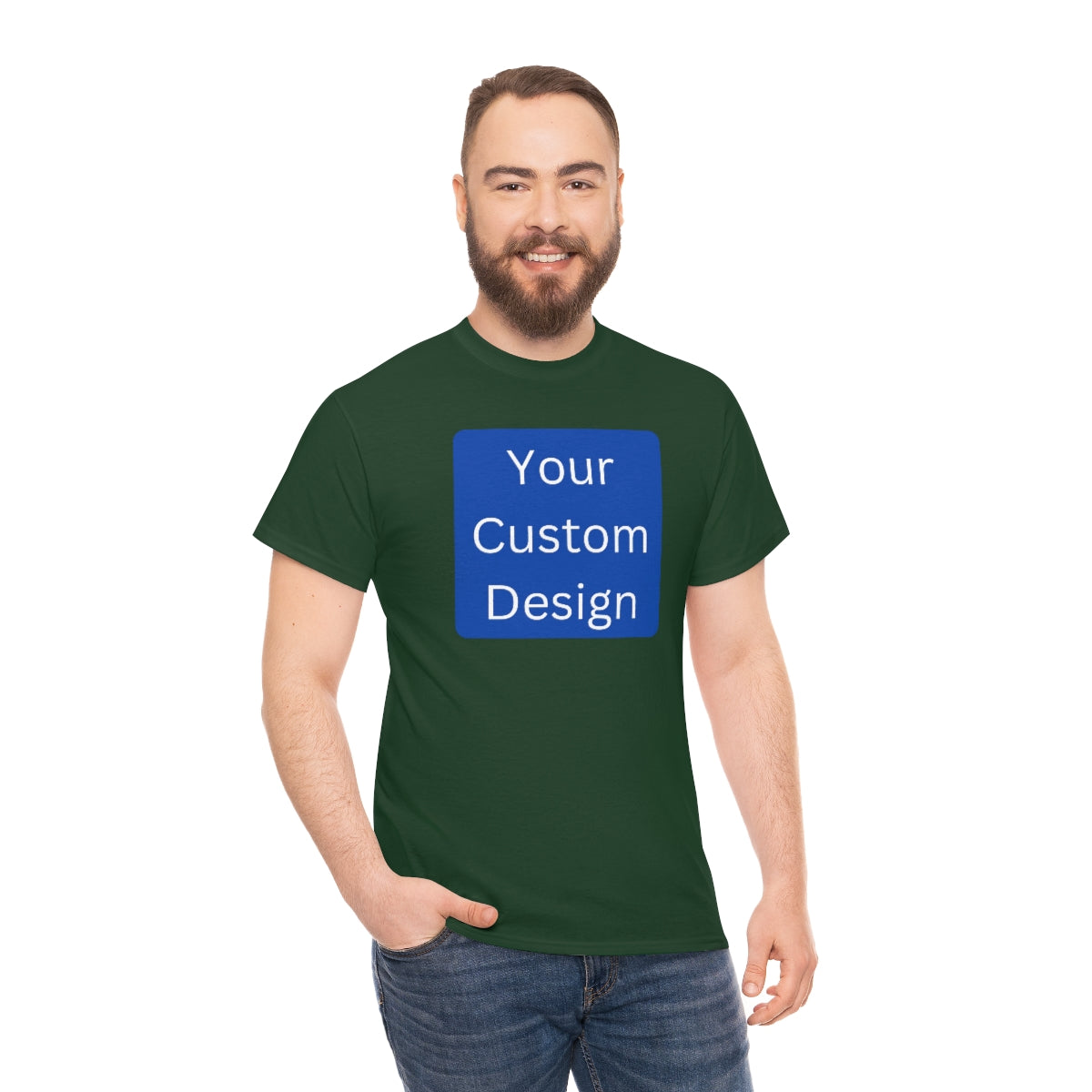 Unisex Heavy Cotton Tee (Front Design Only)