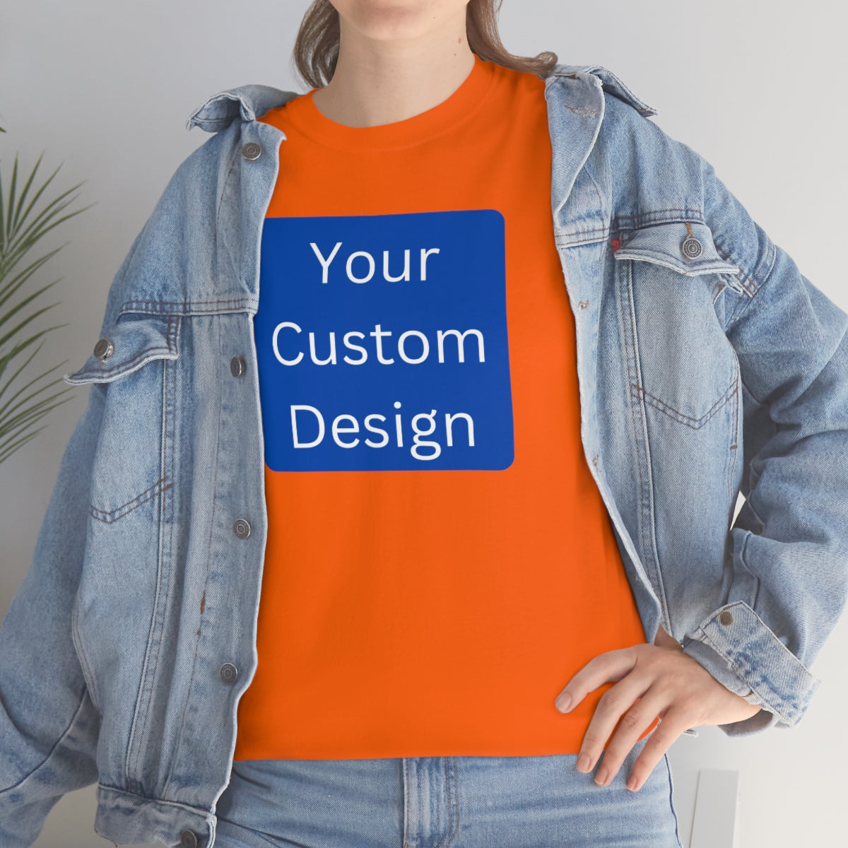 Unisex Heavy Cotton Tee (Front Design Only)