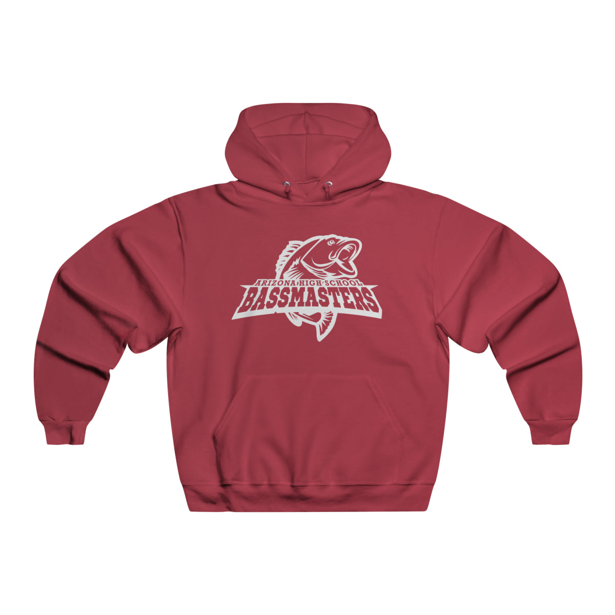 Junior Bassmasters High School Hooded Sweatshirt - White Logo (inc 3x-5x)
