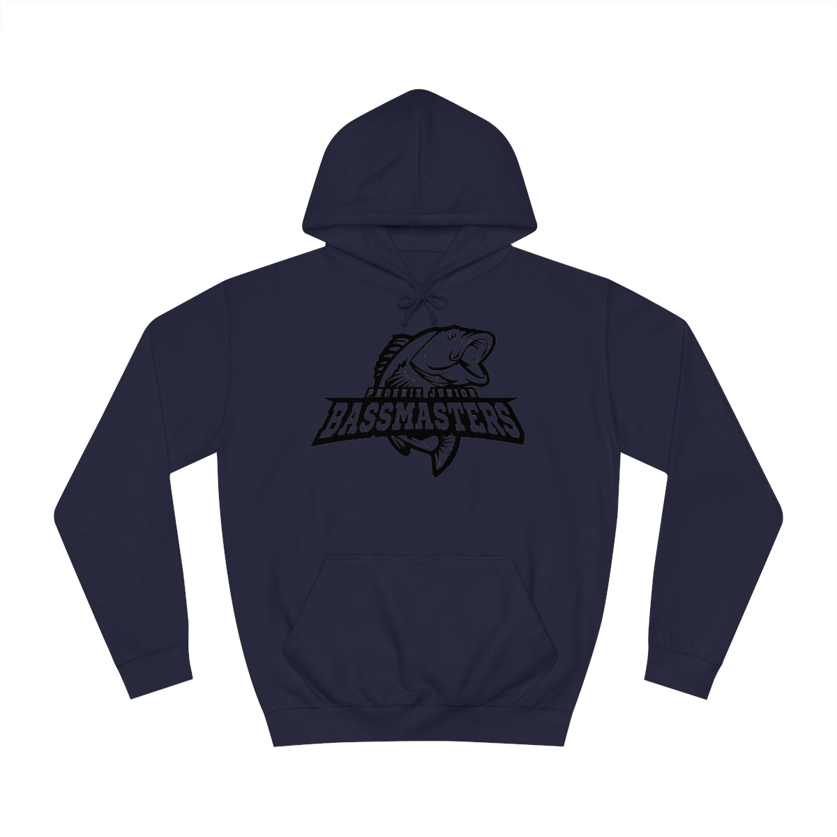 Junior Bassmasters Adult Hoodie - Black Logo