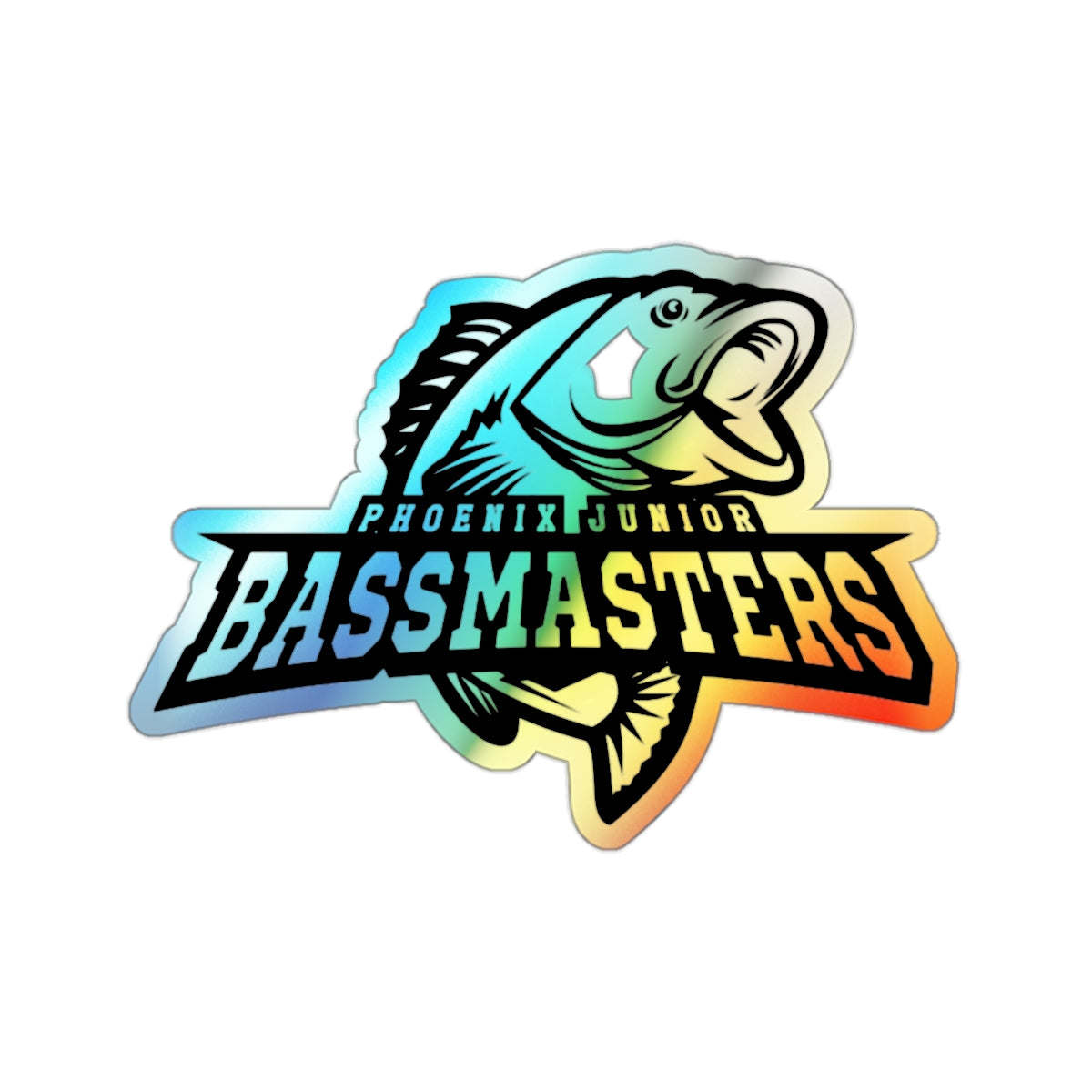 Holographic Die-cut Stickers - Junior Bassmasters
