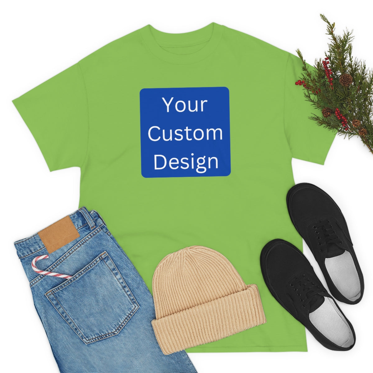 Unisex Heavy Cotton Tee (Front Design Only)