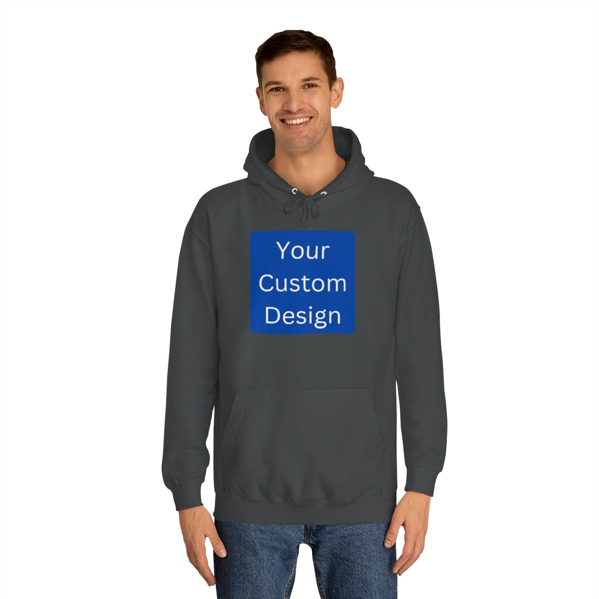 Unisex College Hoodie - Customization (Front Design Only)