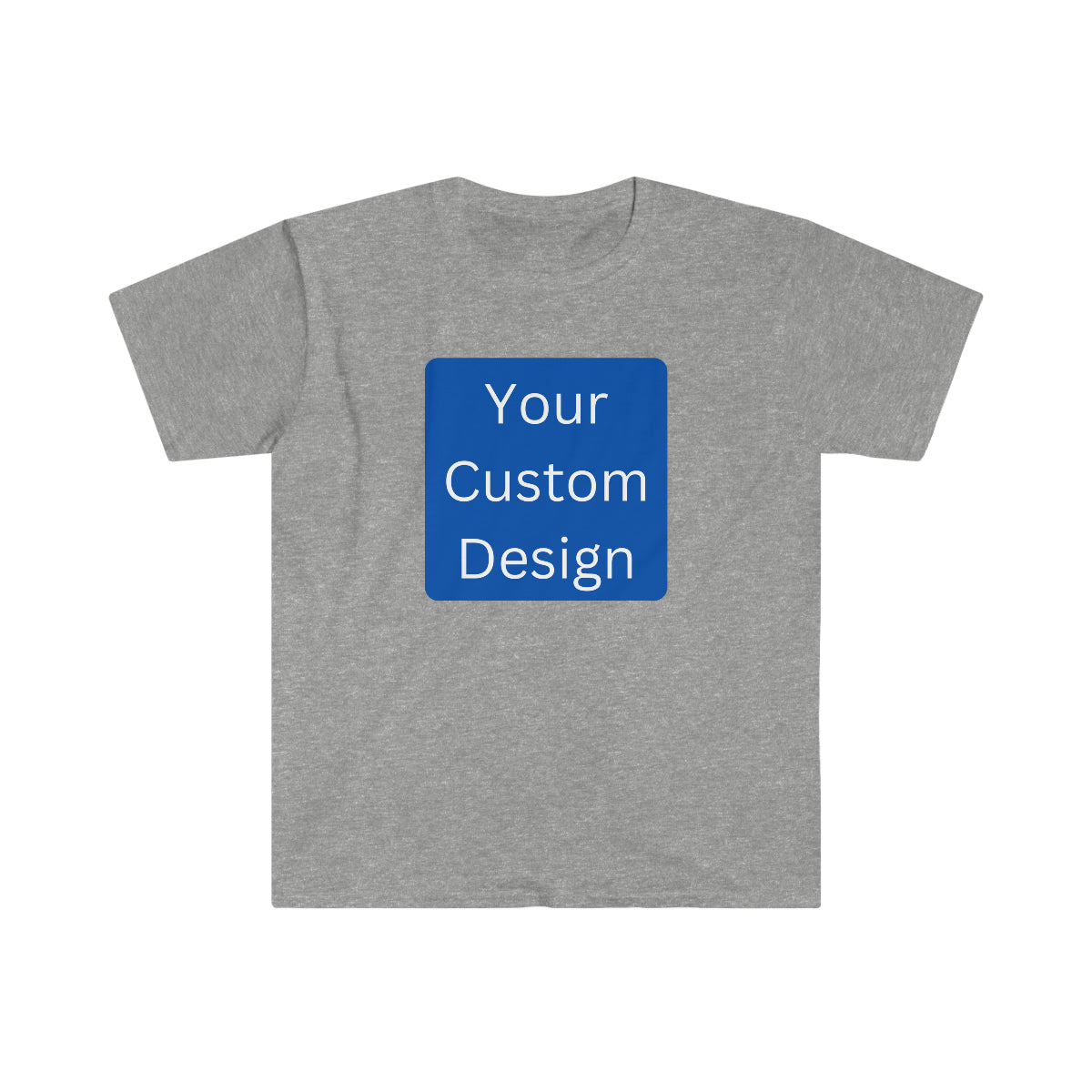 Unisex Softstyle T-Shirt (Front and Back Design )