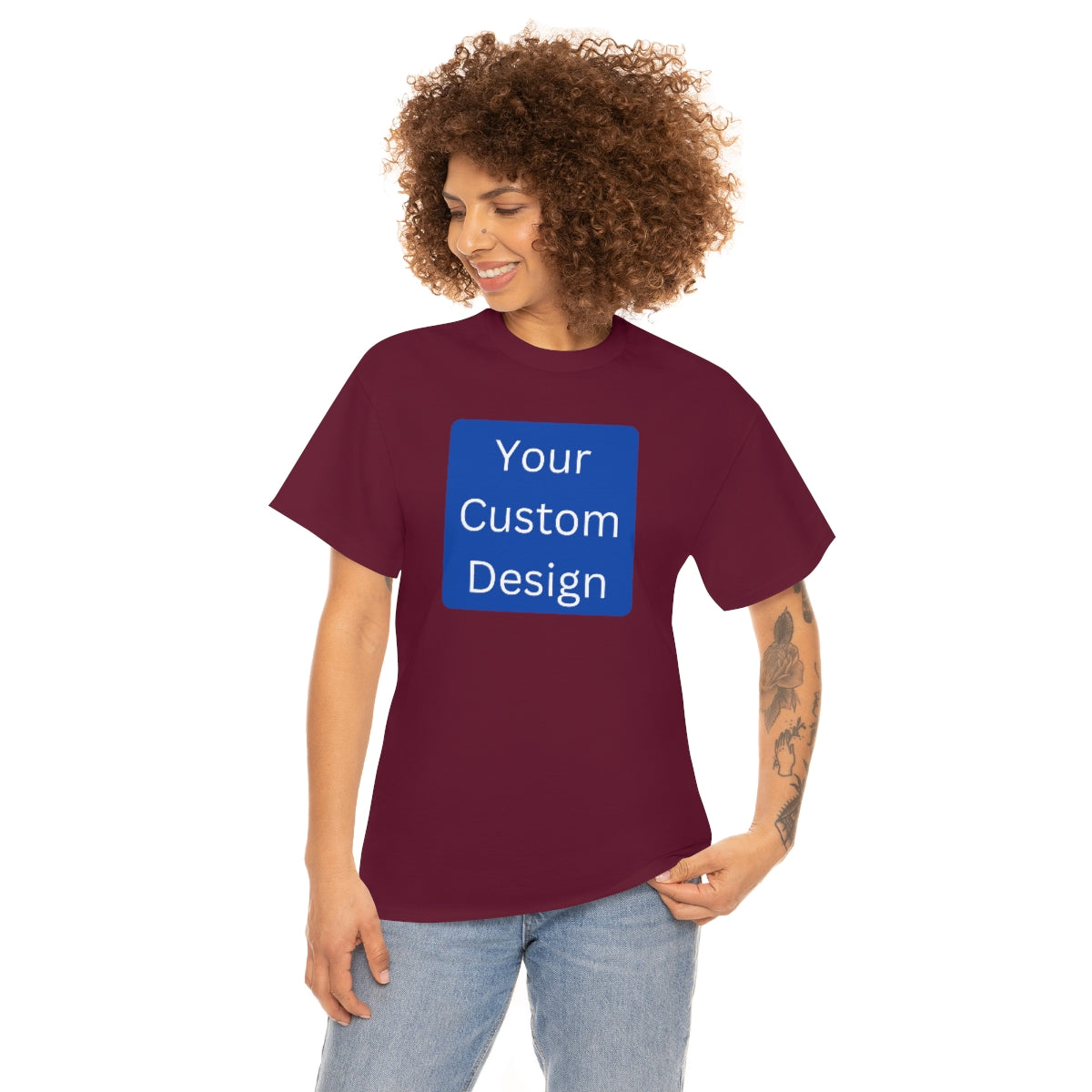 Unisex Heavy Cotton Tee (Front Design Only)