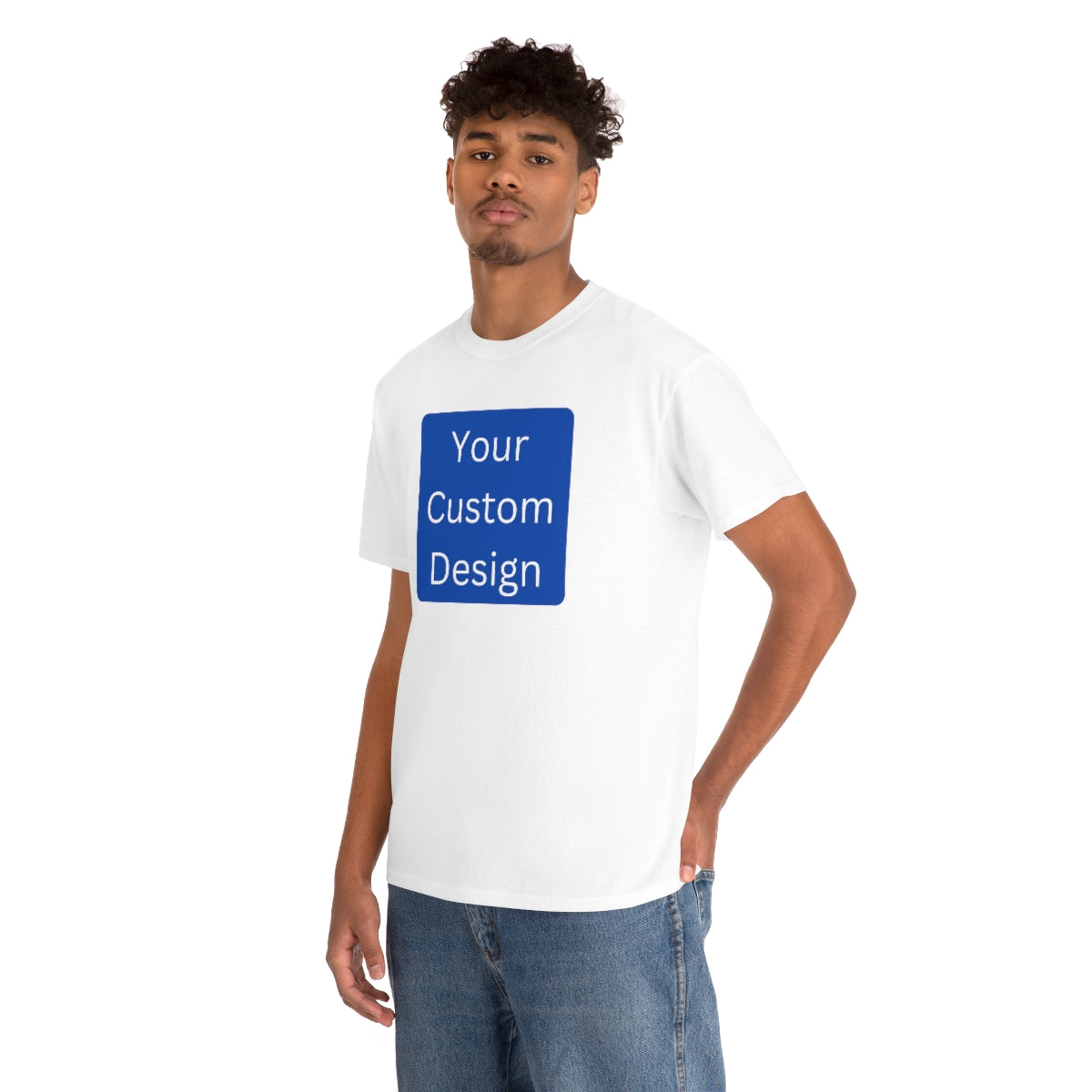 Unisex Heavy Cotton Tee (Front and Back Design)