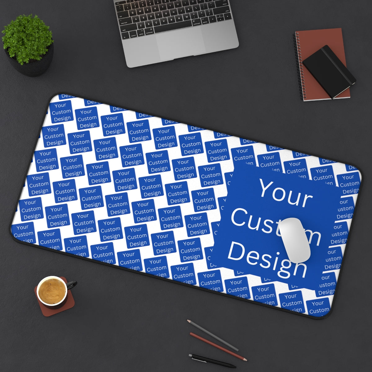 Customizable Desk Mat - All Over Print or Single Design Placement