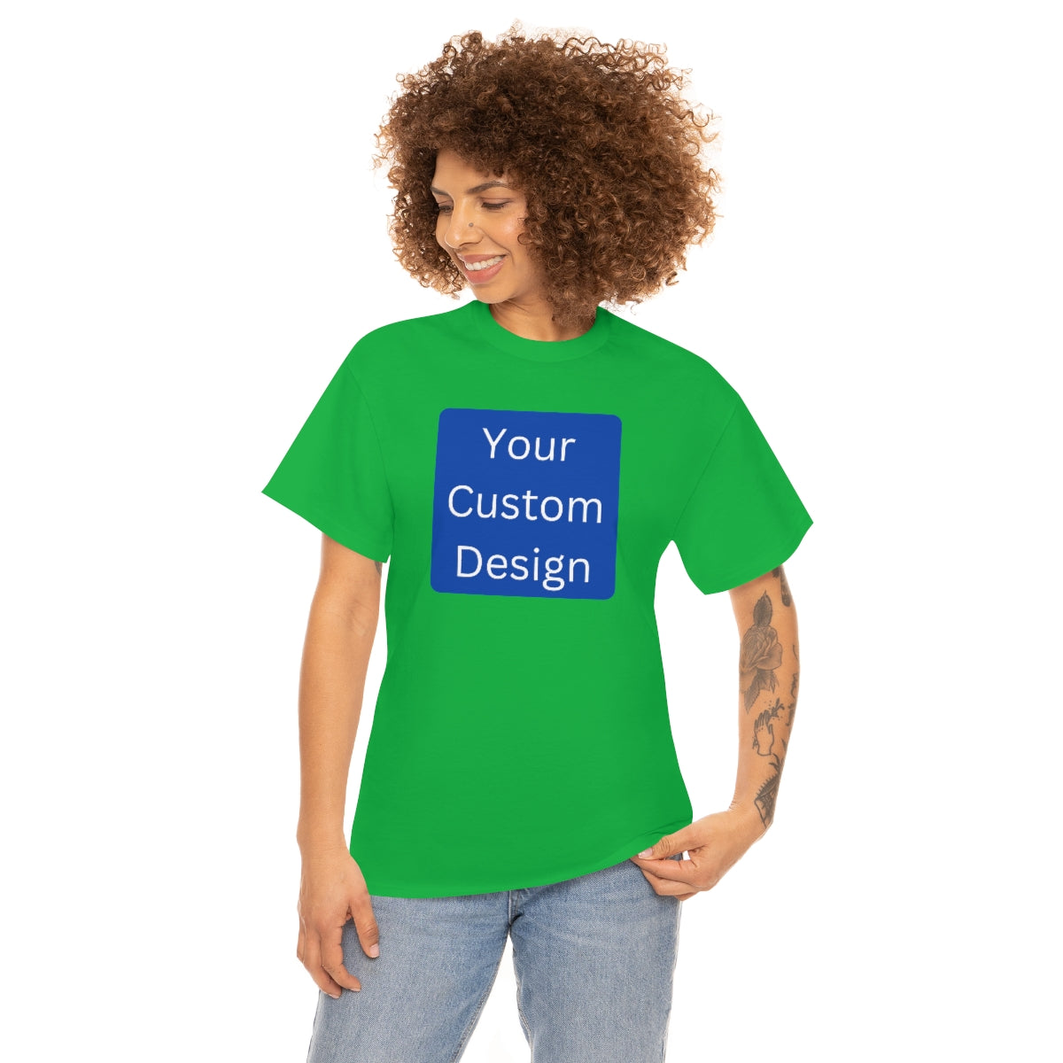 Unisex Heavy Cotton Tee (Front Design Only)