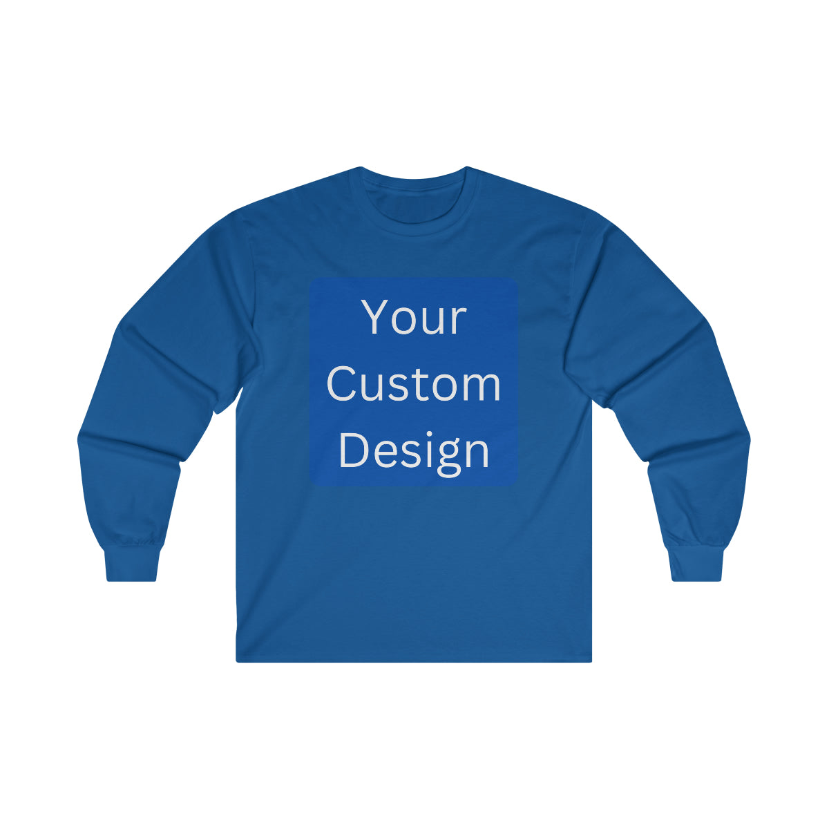 Ultra Cotton Long Sleeve Tee - (Front Design Only)