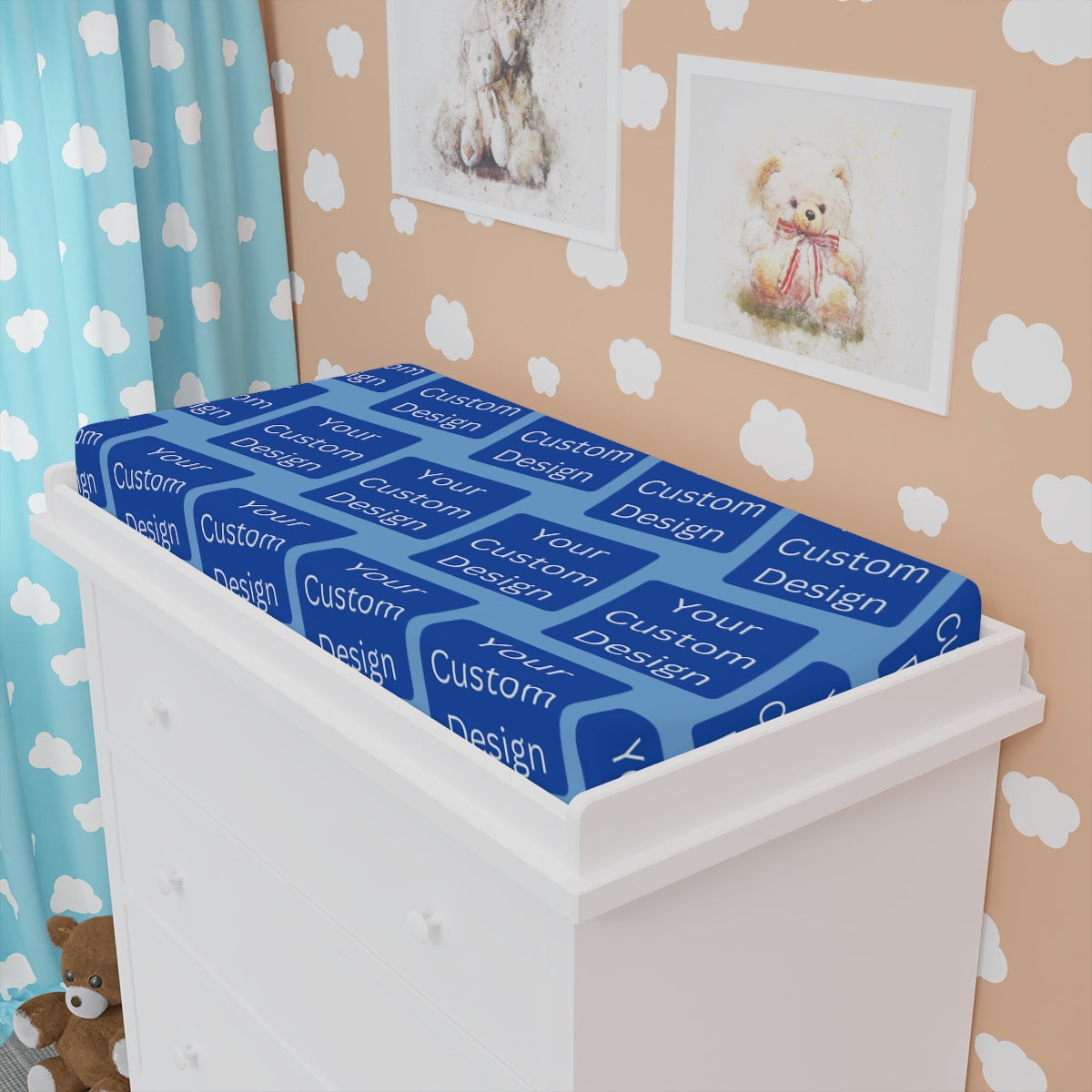 Customizable Baby Changing Pad Cover