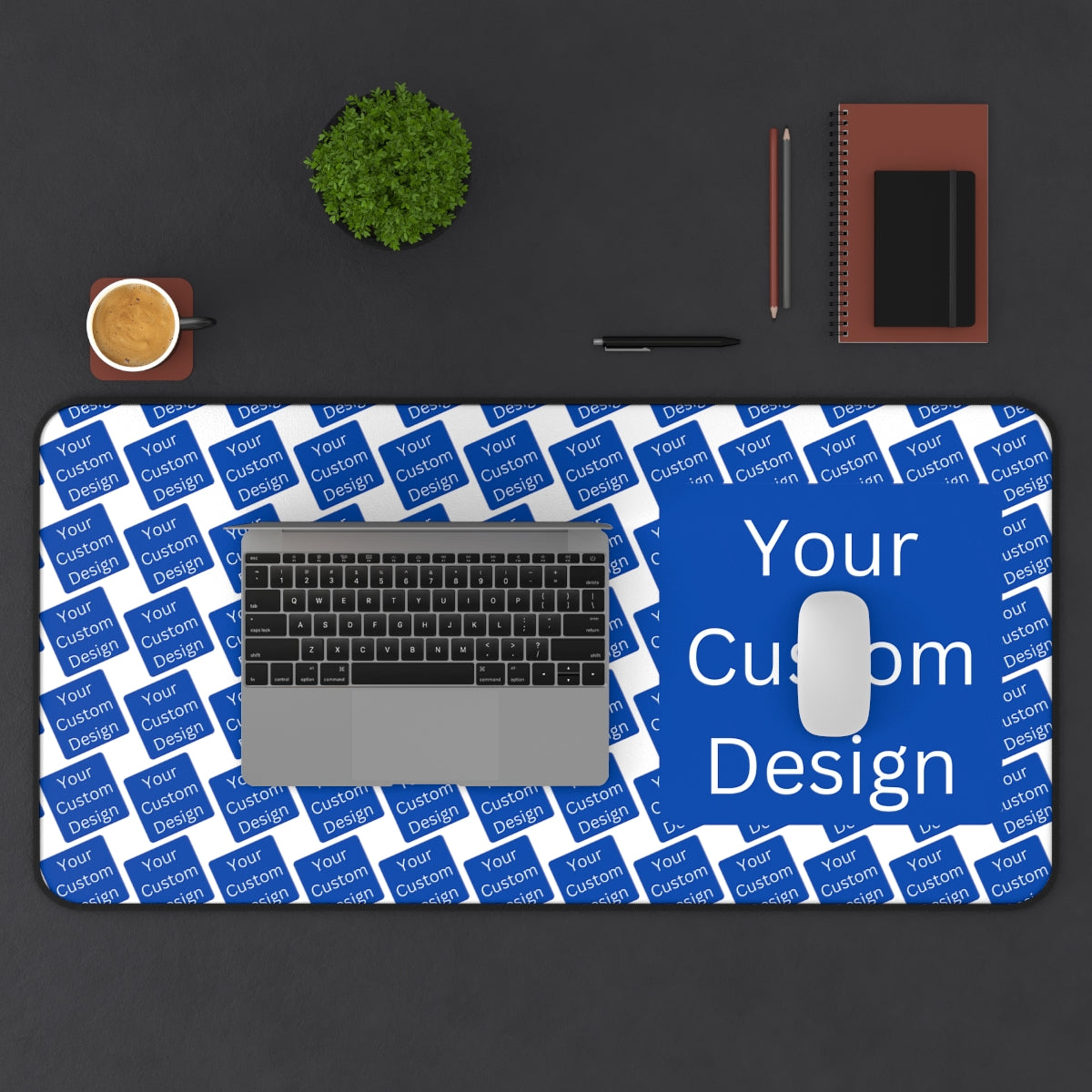 Customizable Desk Mat - All Over Print or Single Design Placement