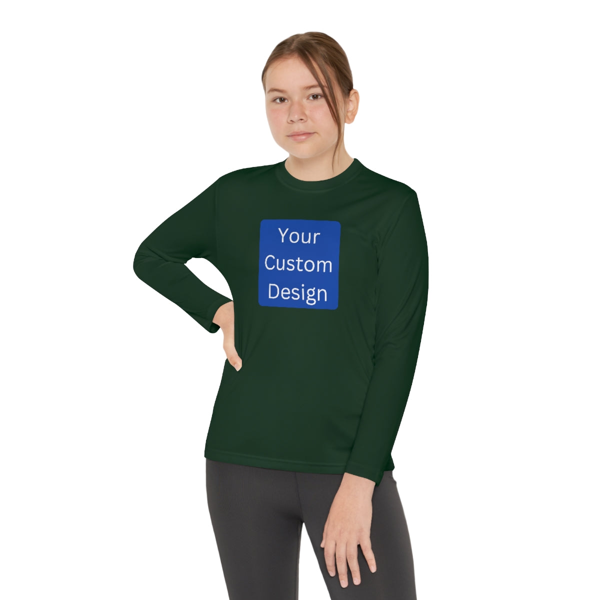 Youth Long Sleeve Competitor Tee (Front and Back Design)