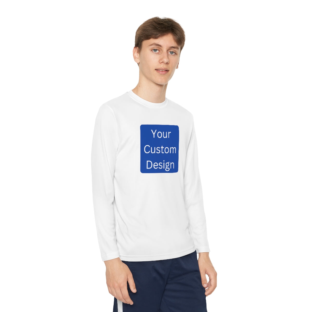 Youth Long Sleeve Competitor Tee (Front and Back Design)