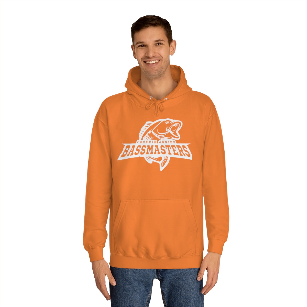 Junior Bassmasters Adult Hoodie - White Logo