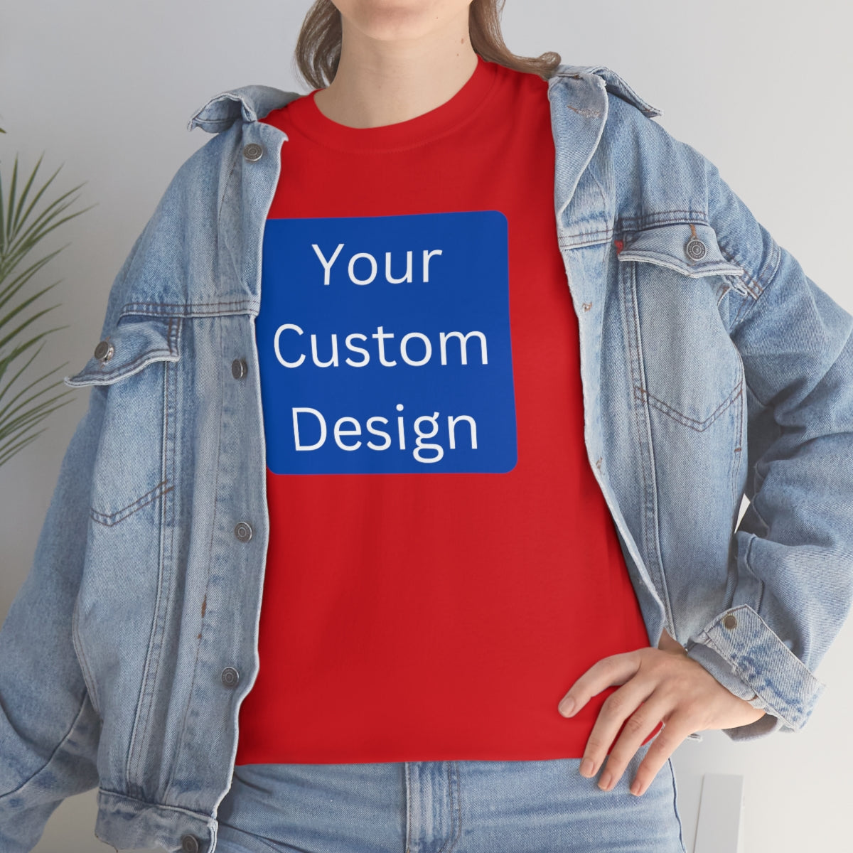 Unisex Heavy Cotton Tee (Front and Back Design)