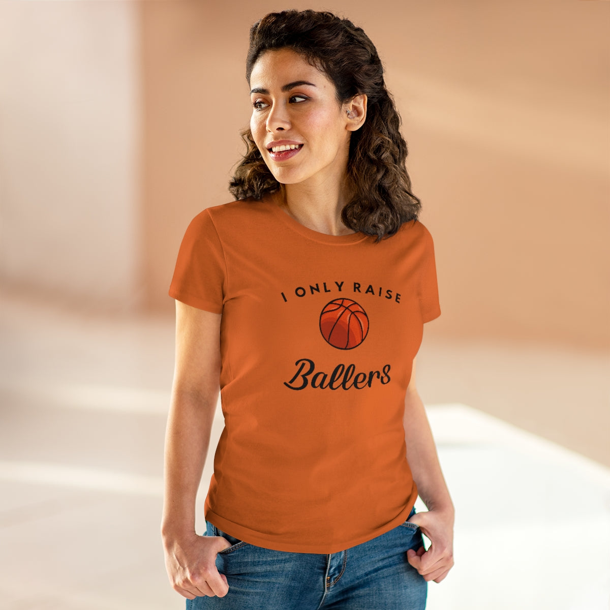 I only Raise (Basket)Ballers - Ladies Tee