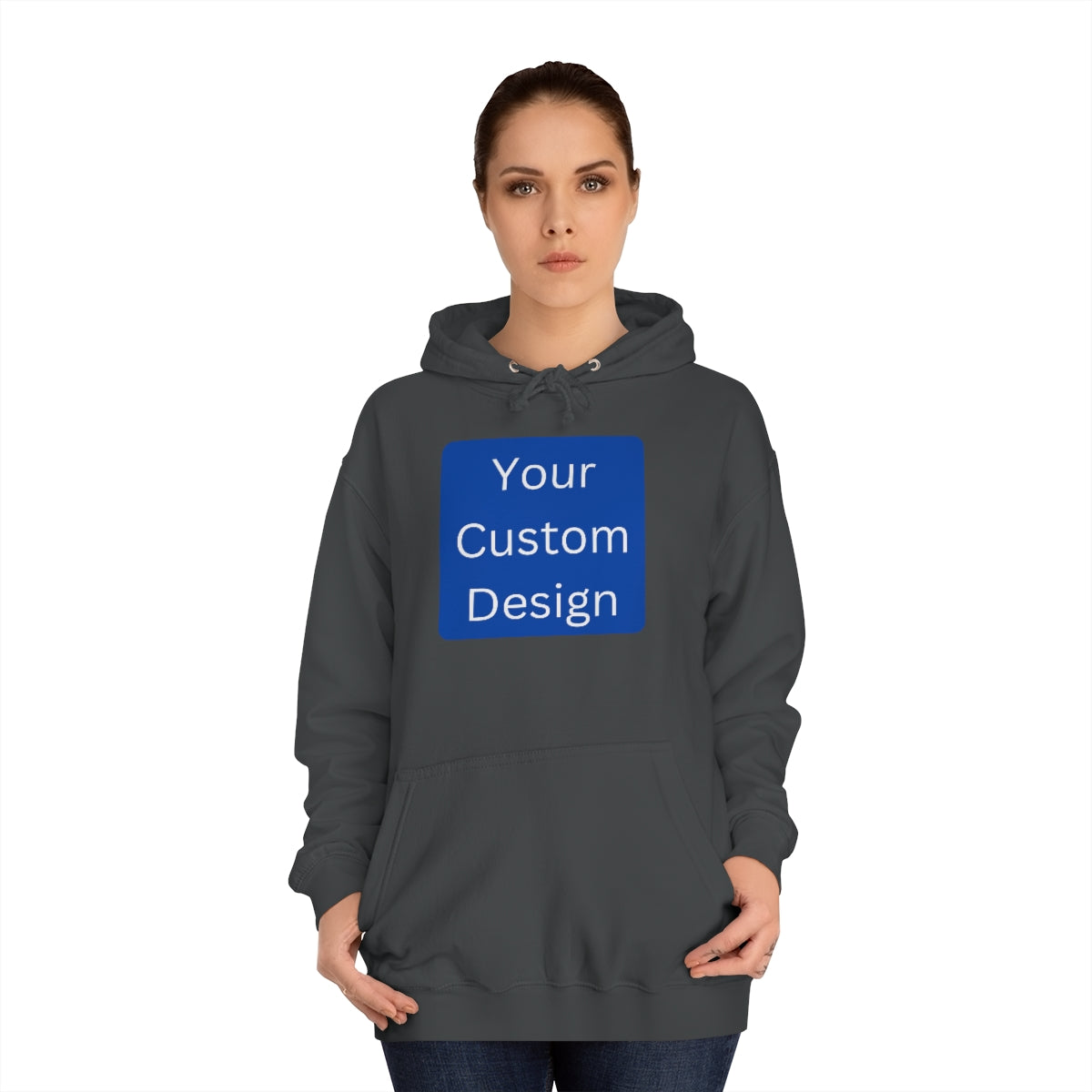 Unisex College Hoodie - Customization (Front Design Only)