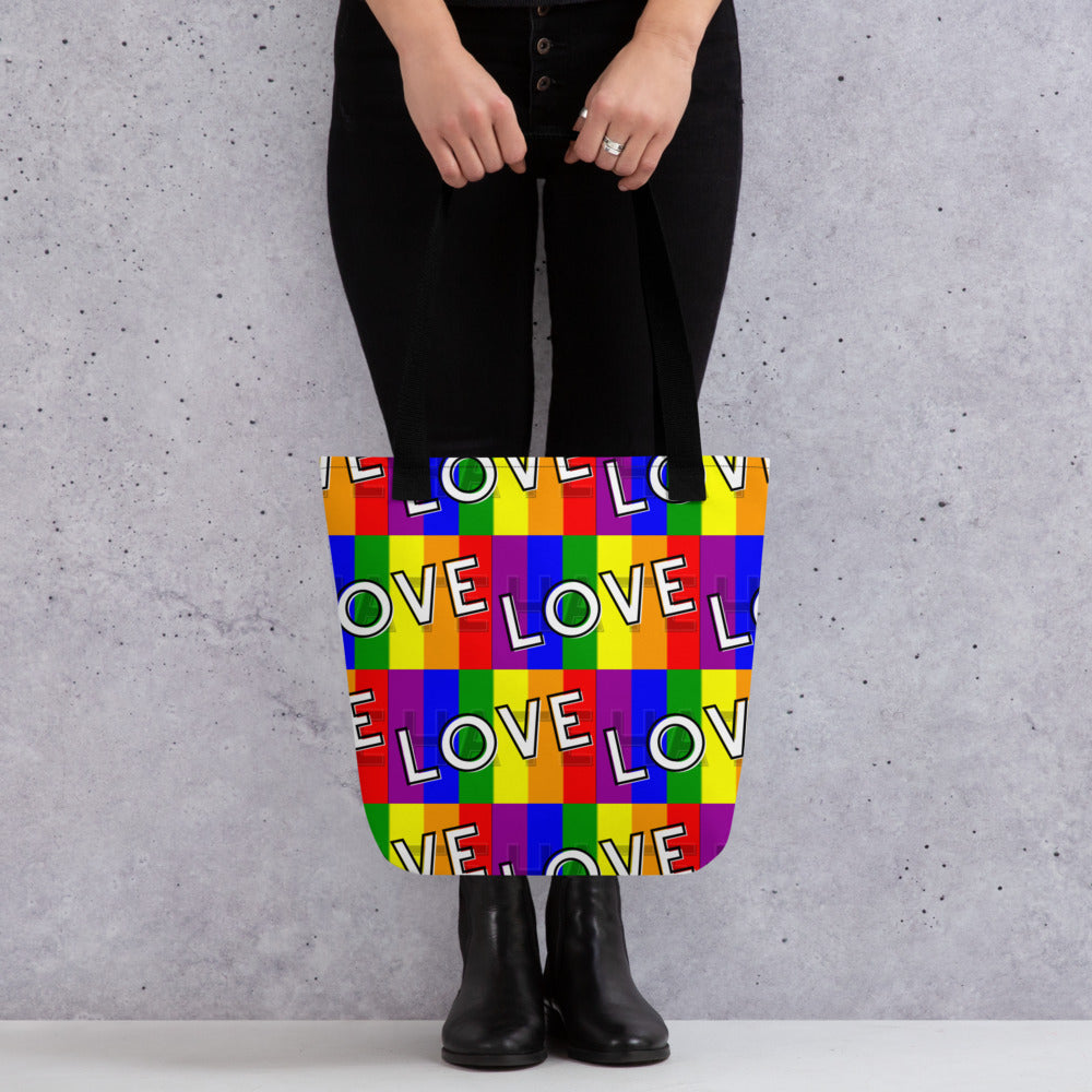 Love over Hate Tote bag