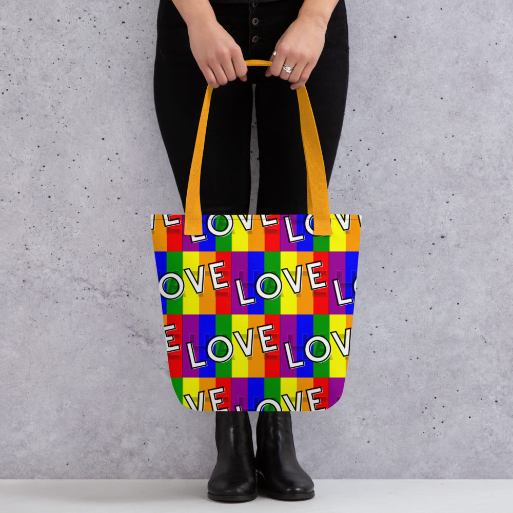 Love over Hate Tote bag