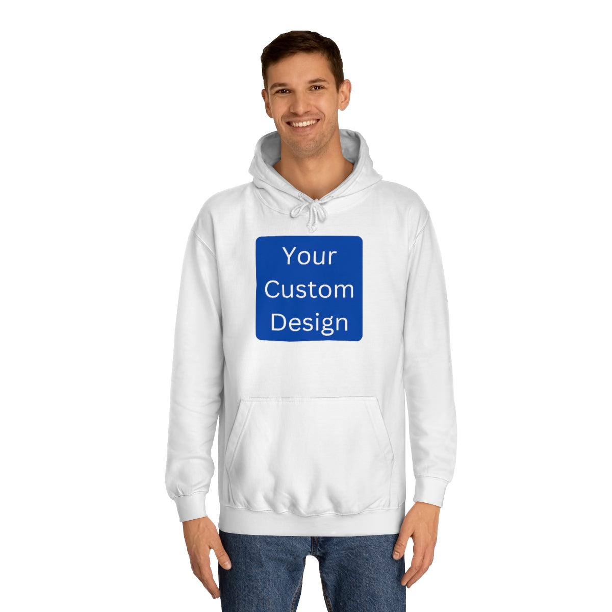 Unisex College Hoodie - Customization (Front Design Only)