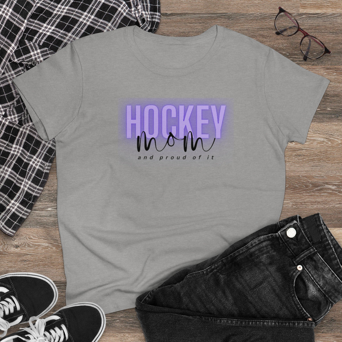 Hockey Mom and Proud of it - Ladies Tee