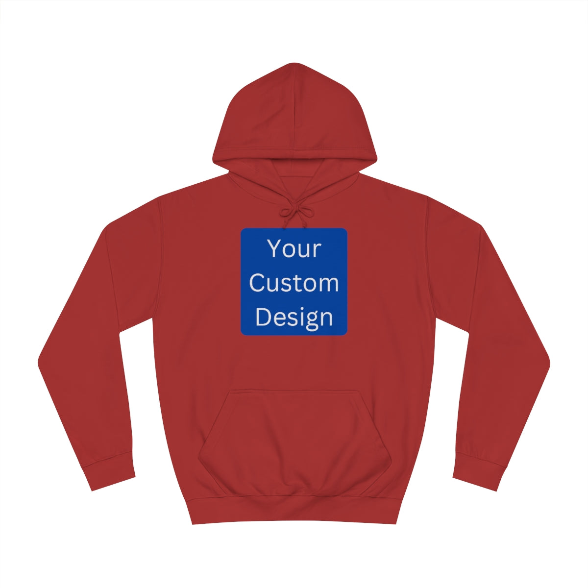 Unisex College Hoodie - Customization (Front Design Only)