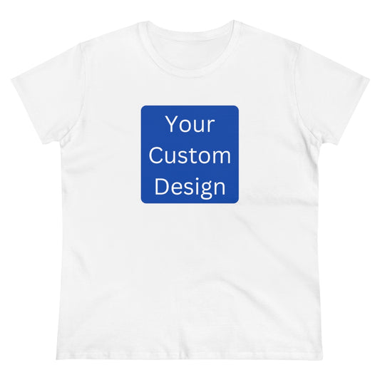 Women's Midweight Cotton Tee (Front and Back Design)