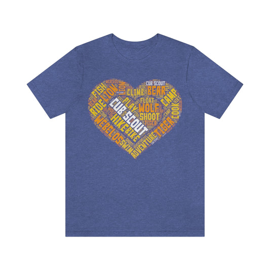 Cub Scout Heart Tee - Adult