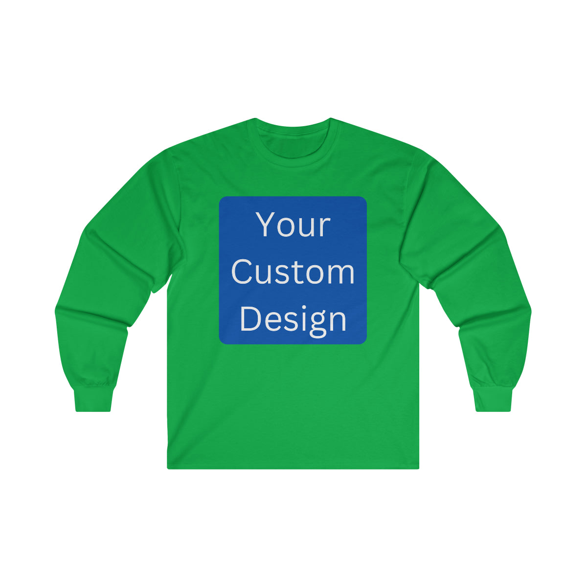 Ultra Cotton Long Sleeve Tee - (Front Design Only)