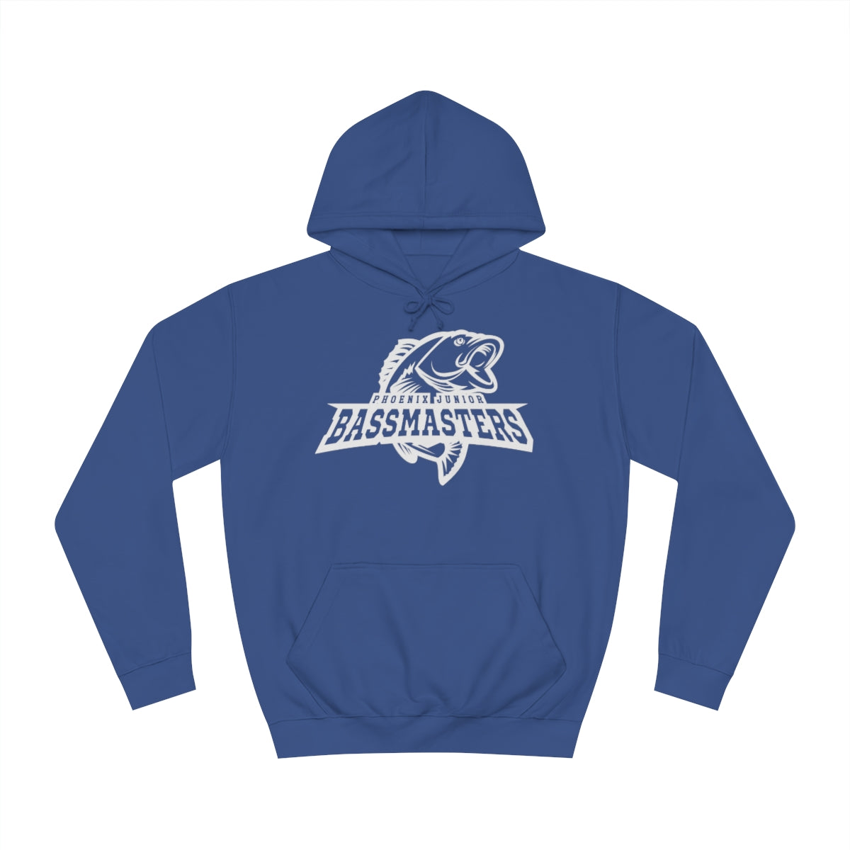 Junior Bassmasters Adult Hoodie - White Logo