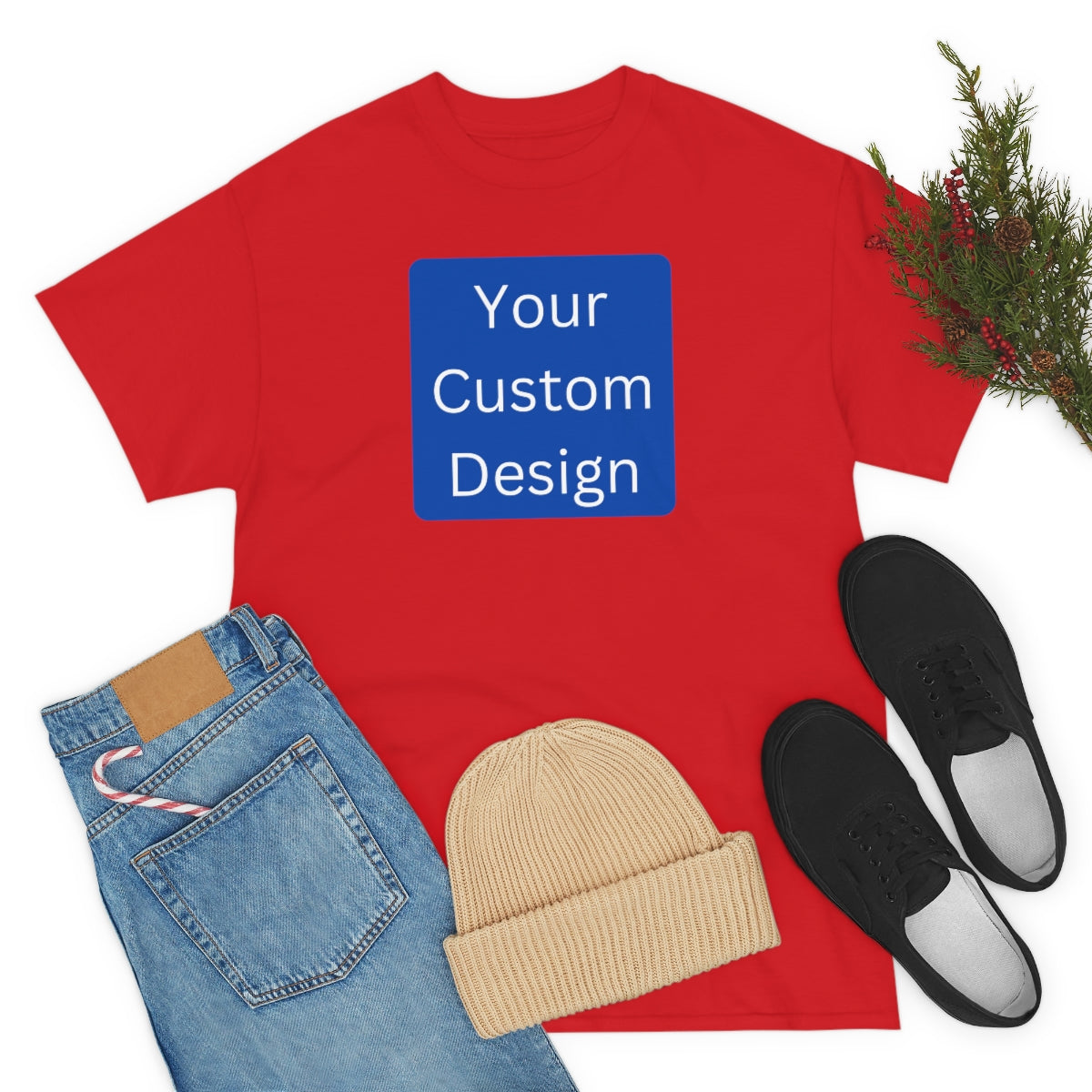 Unisex Heavy Cotton Tee (Front Design Only)