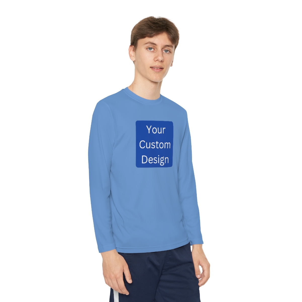 Youth Long Sleeve Competitor Tee (Front and Back Design)