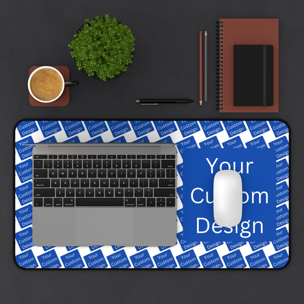 Customizable Desk Mat - All Over Print or Single Design Placement