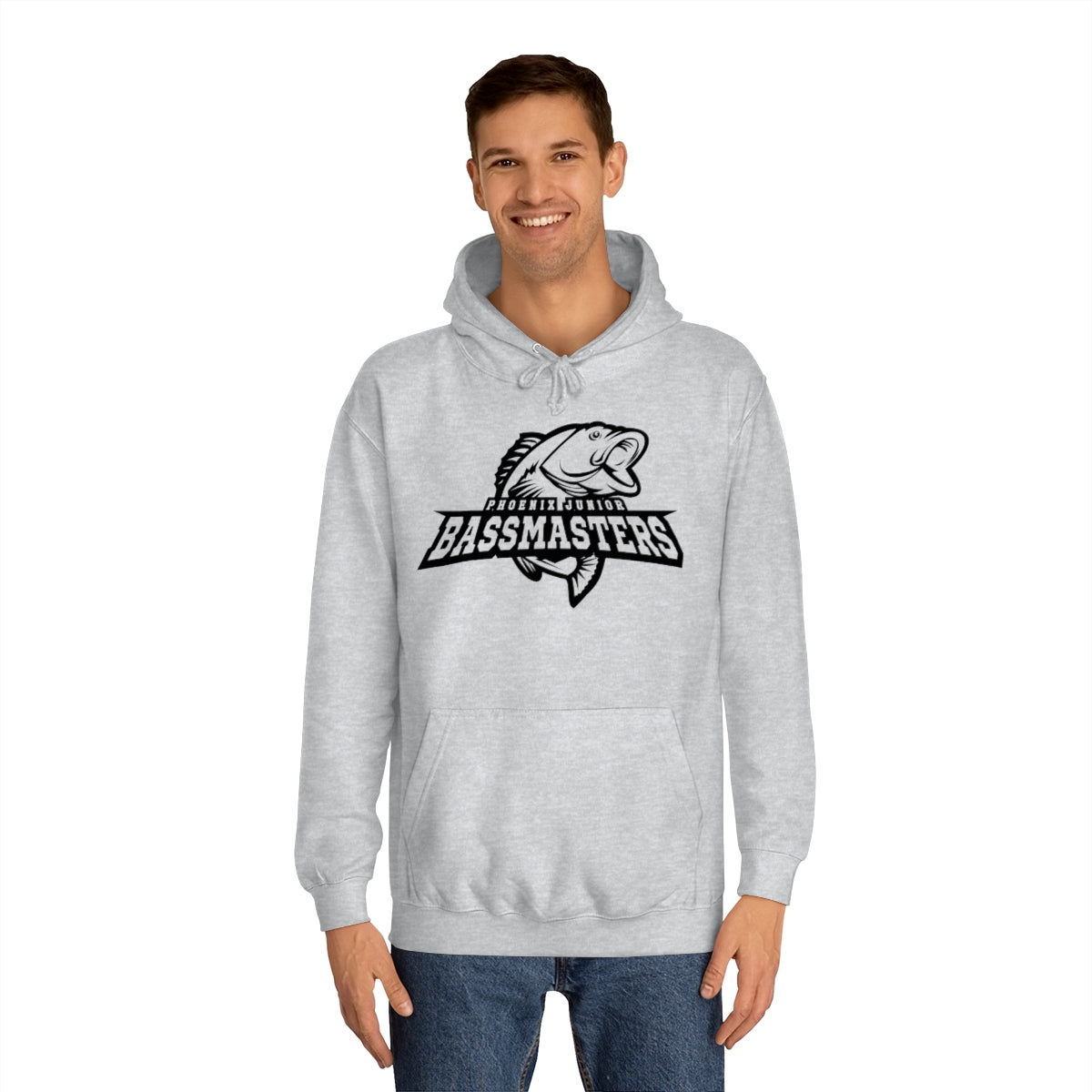 Junior Bassmasters Adult Hoodie - Black Logo
