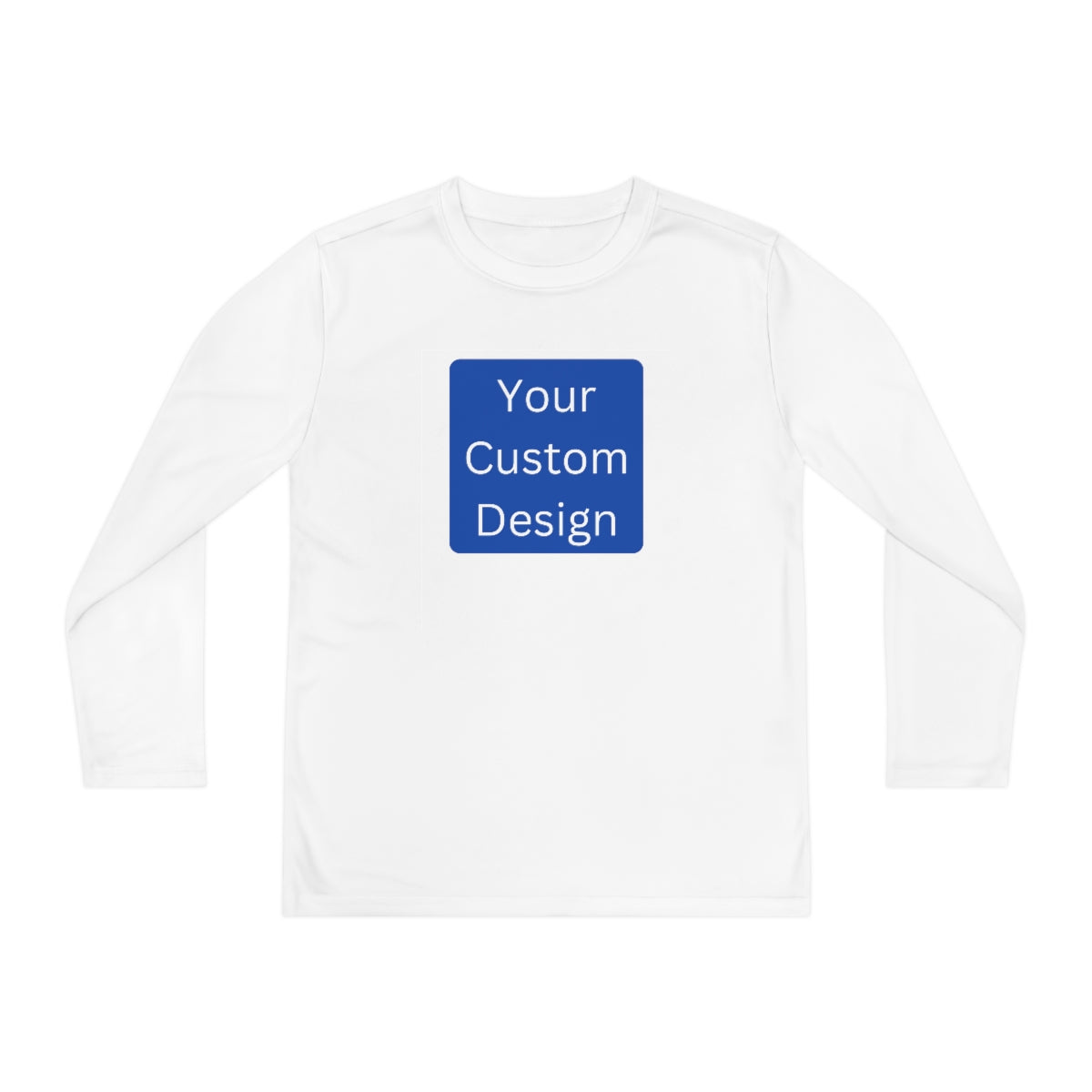 Youth Long Sleeve Competitor Tee (Front and Back Design)