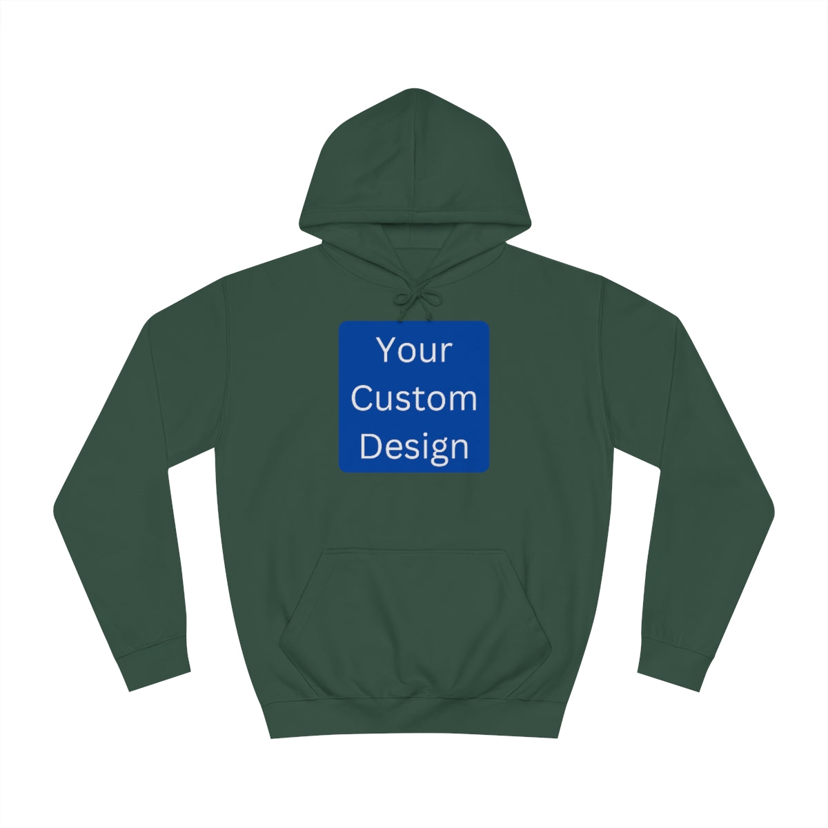 Unisex College Hoodie - Customization (Front Design Only)