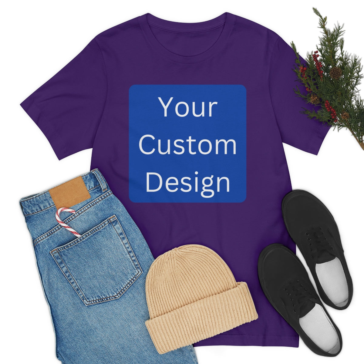Unisex Jersey Short Sleeve Tee (Front Design Only)