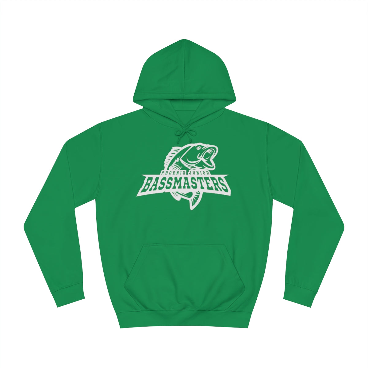 Junior Bassmasters Adult Hoodie - White Logo