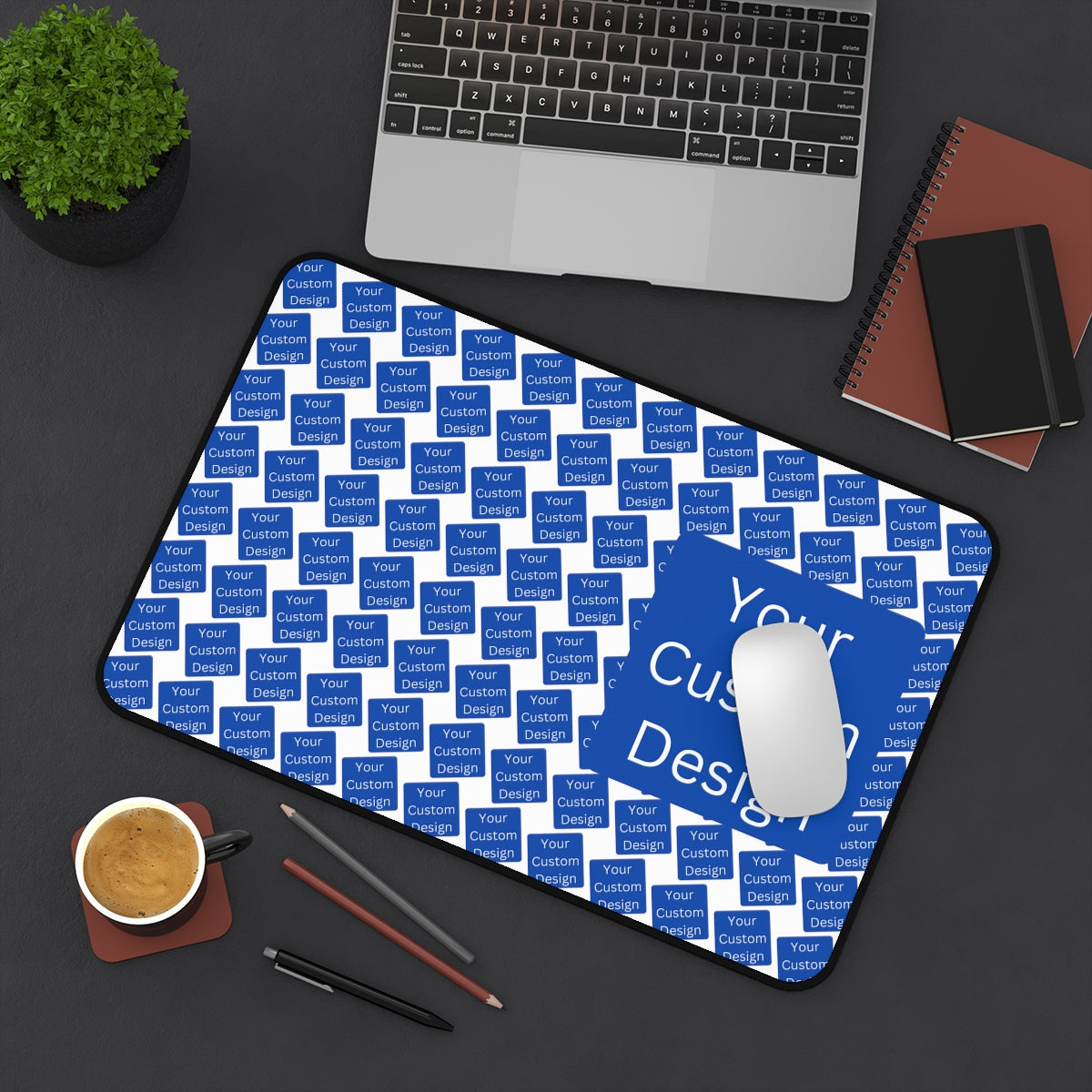 Customizable Desk Mat - All Over Print or Single Design Placement