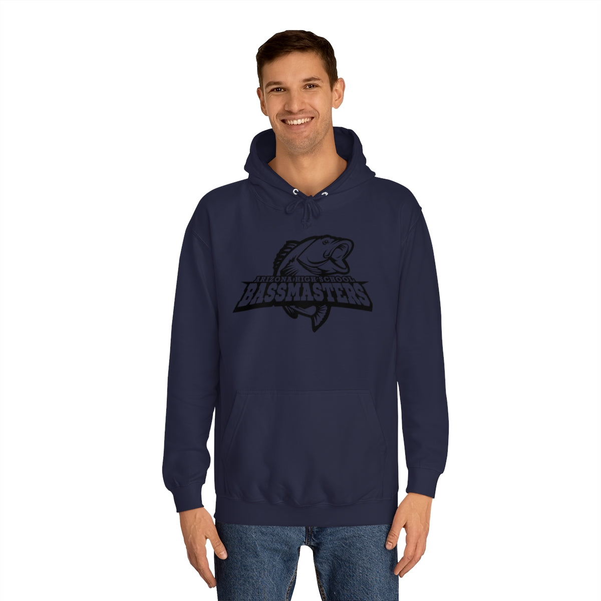 Junior Bassmasters High School Hoodie - Black Logo