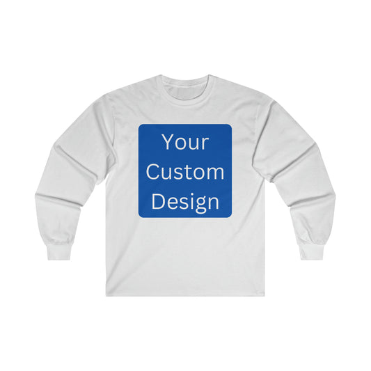 Ultra Cotton Long Sleeve Tee - (Front & Back Design)
