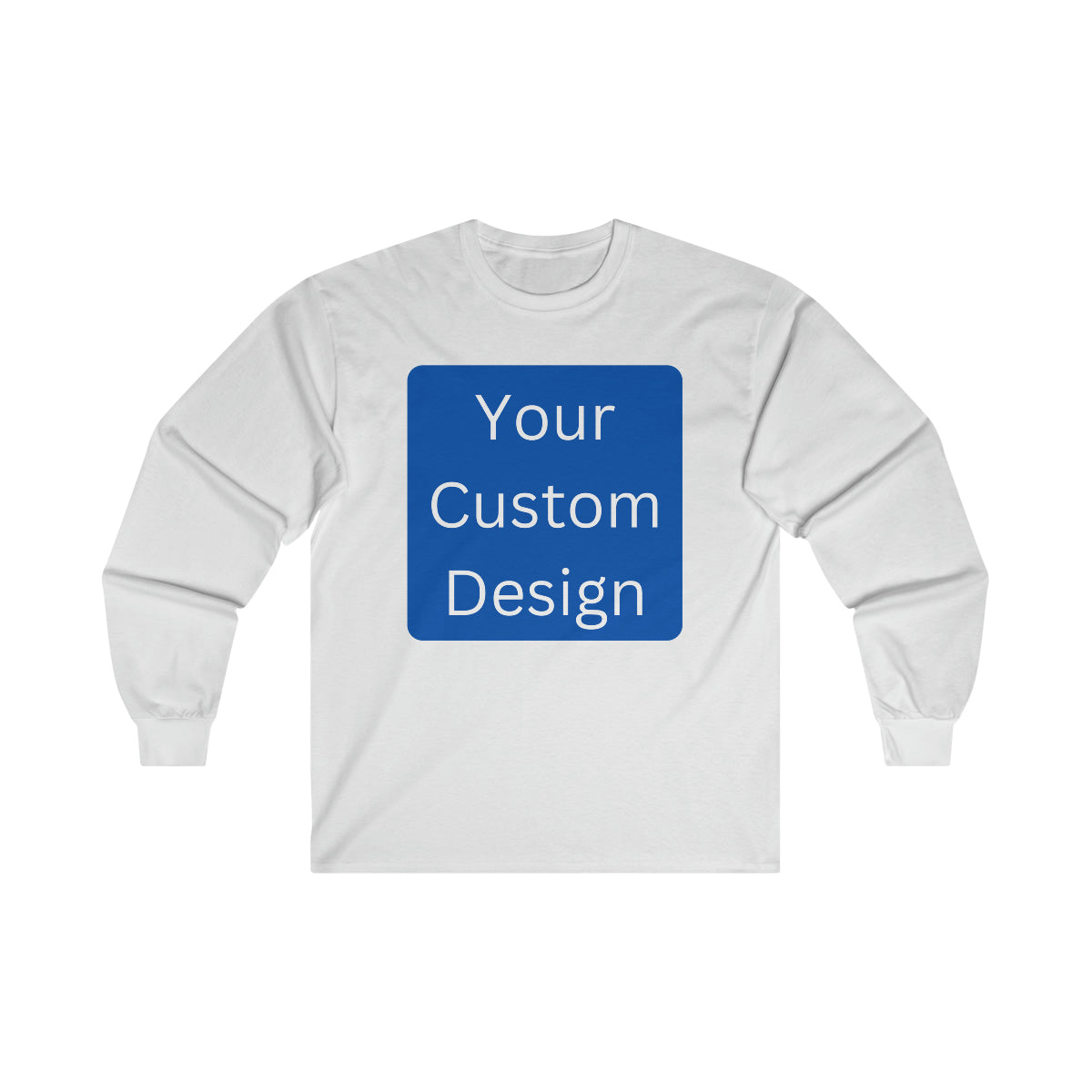 Ultra Cotton Long Sleeve Tee - (Front Design Only)