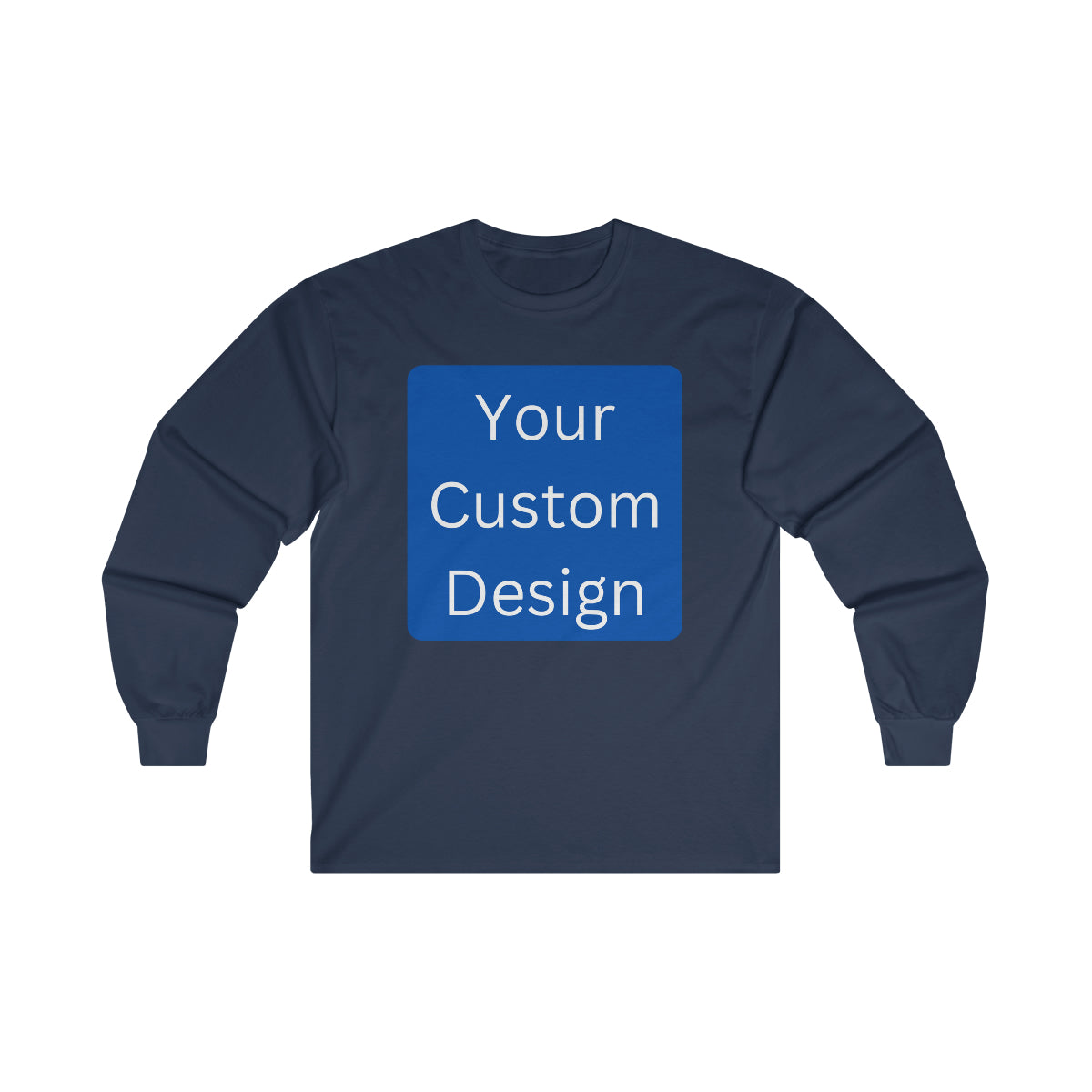 Ultra Cotton Long Sleeve Tee - (Front Design Only)