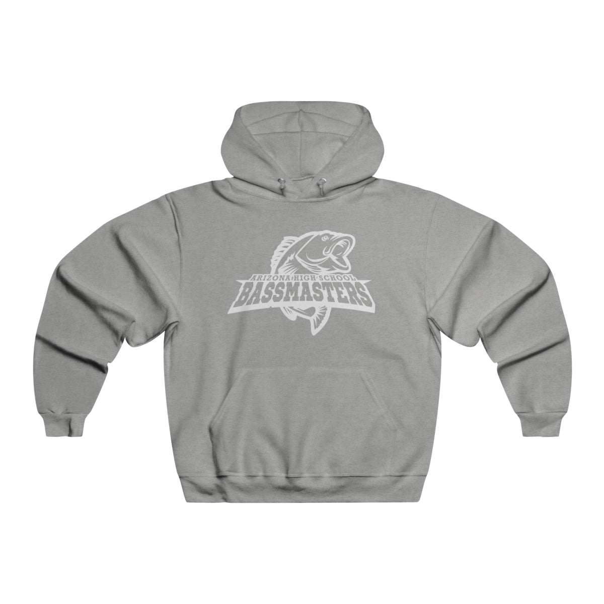 Junior Bassmasters High School Hooded Sweatshirt - White Logo (inc 3x-5x)
