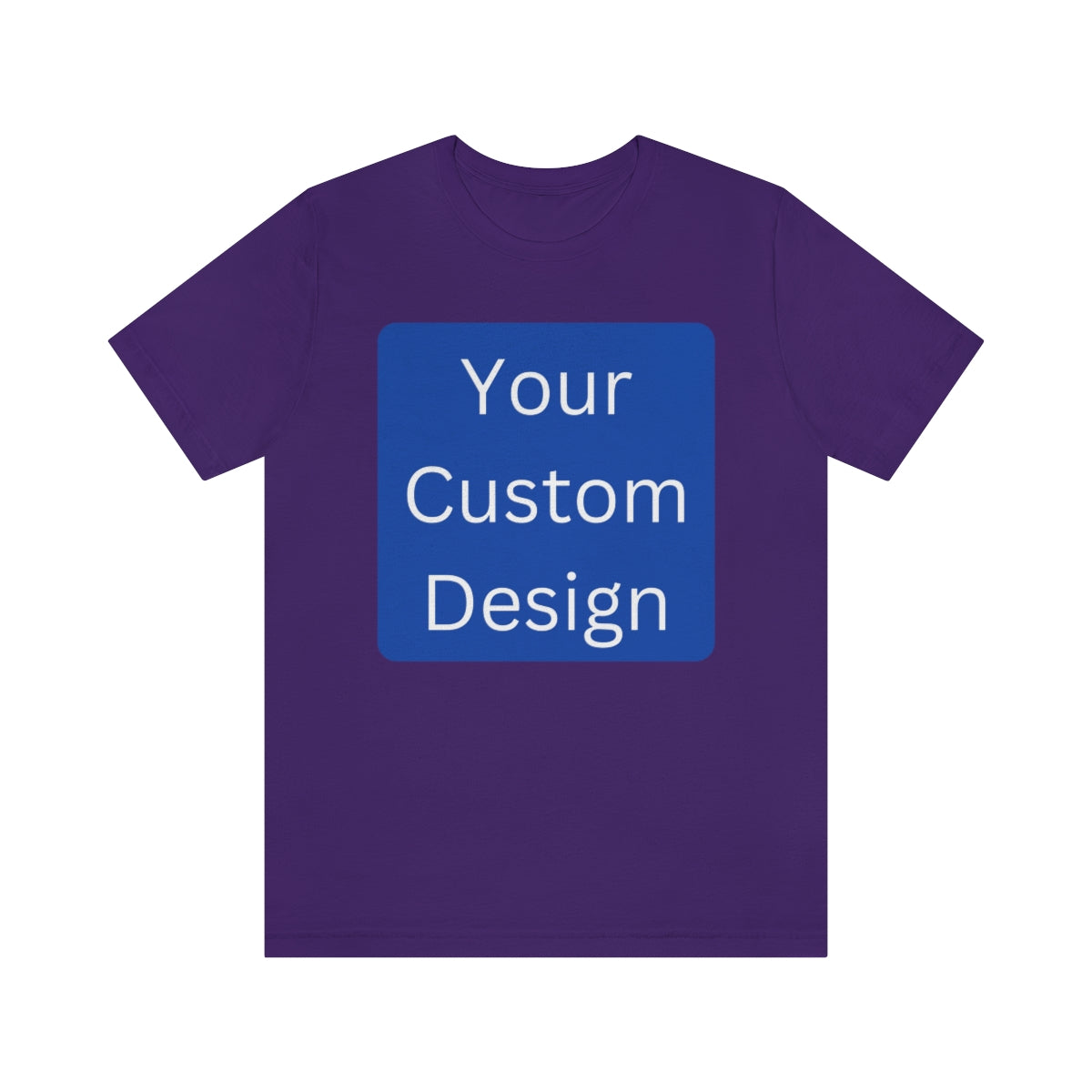 Unisex Jersey Short Sleeve Tee (Front Design Only)