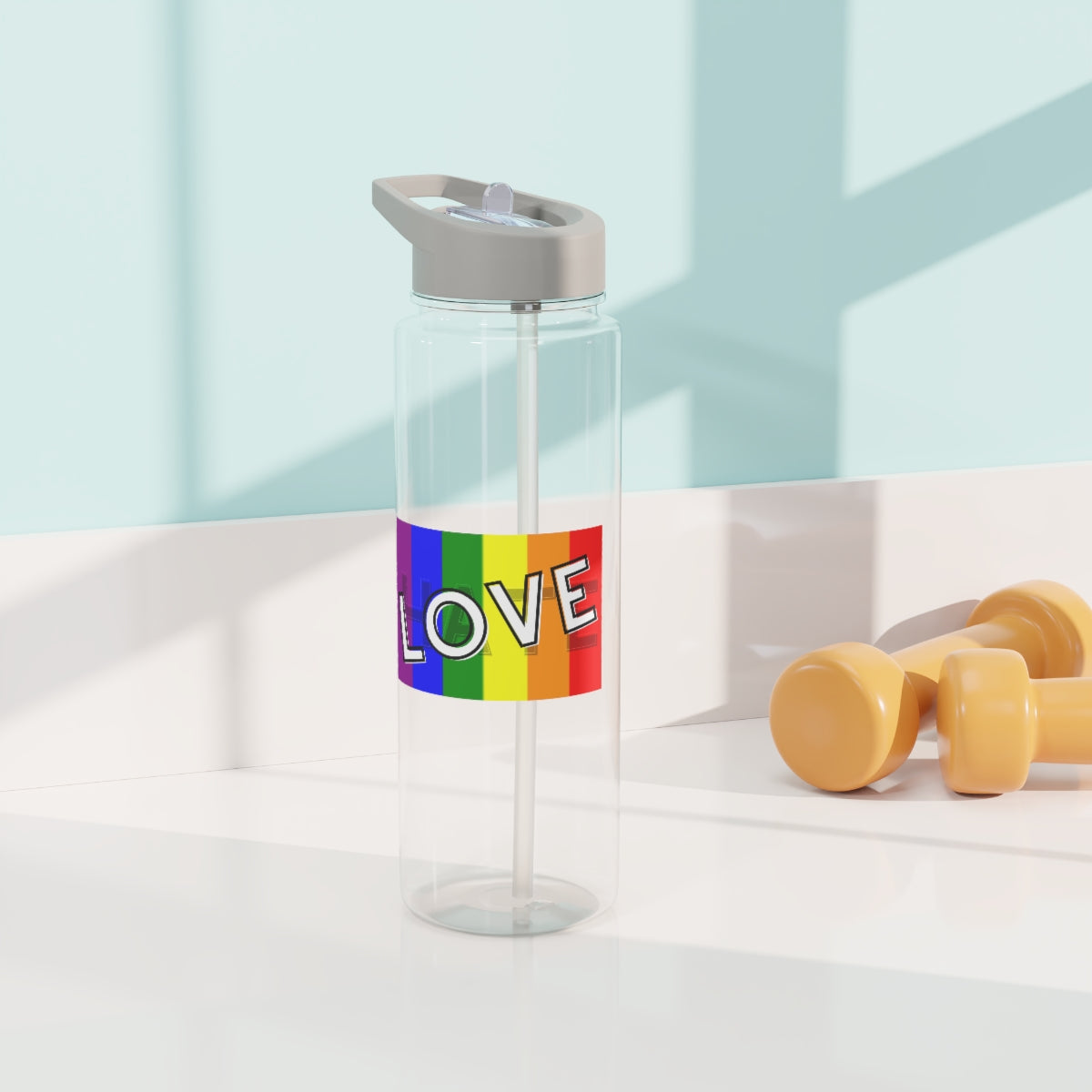 Love over Hate Water Bottle