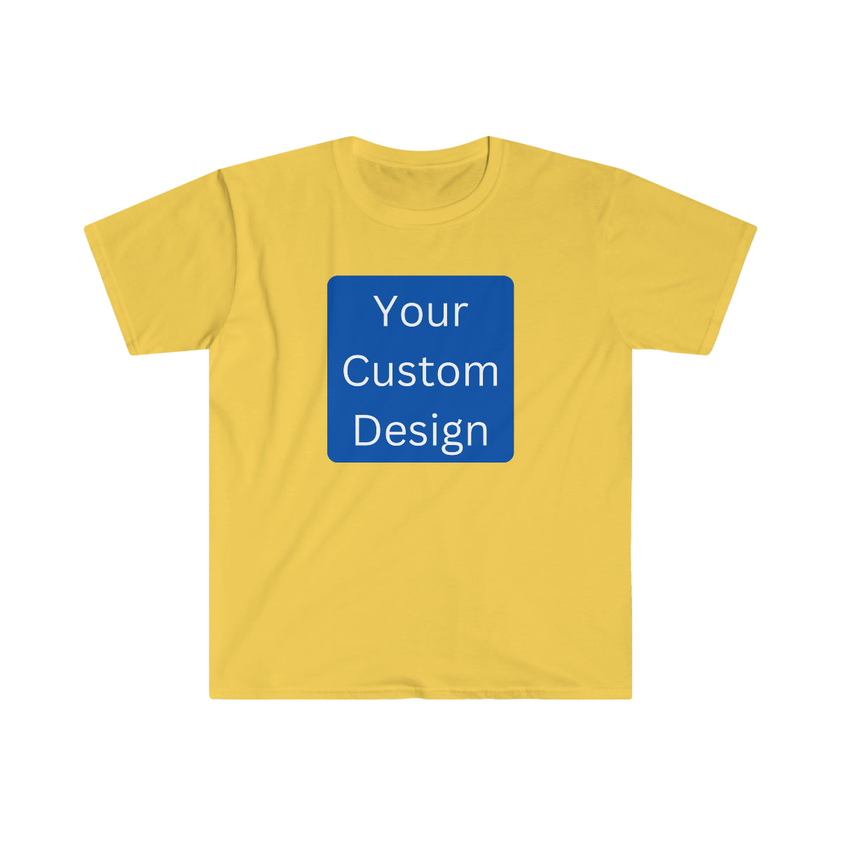 Unisex Softstyle T-Shirt (Front and Back Design )