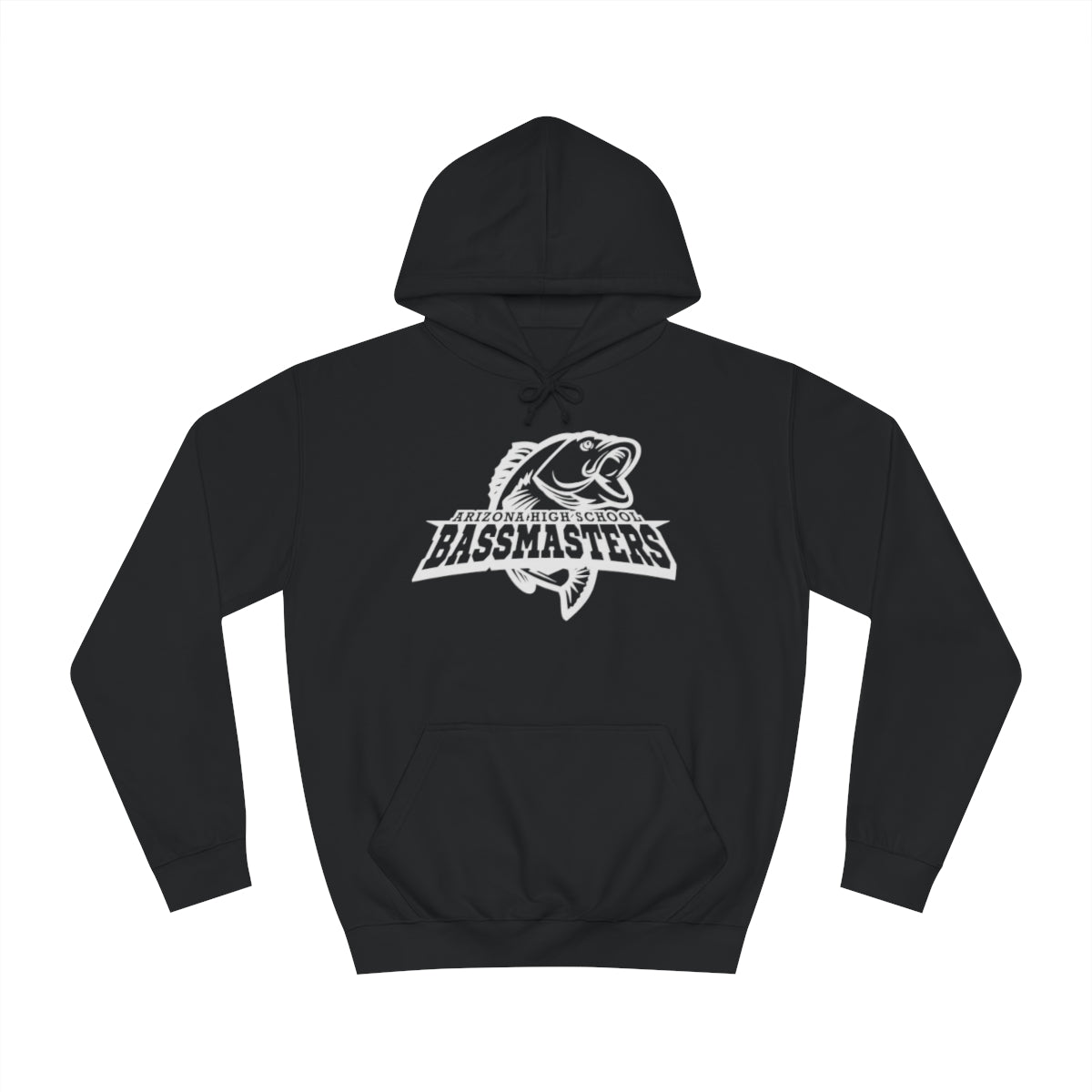Junior Bassmasters High School Adult Hoodie - White Logo