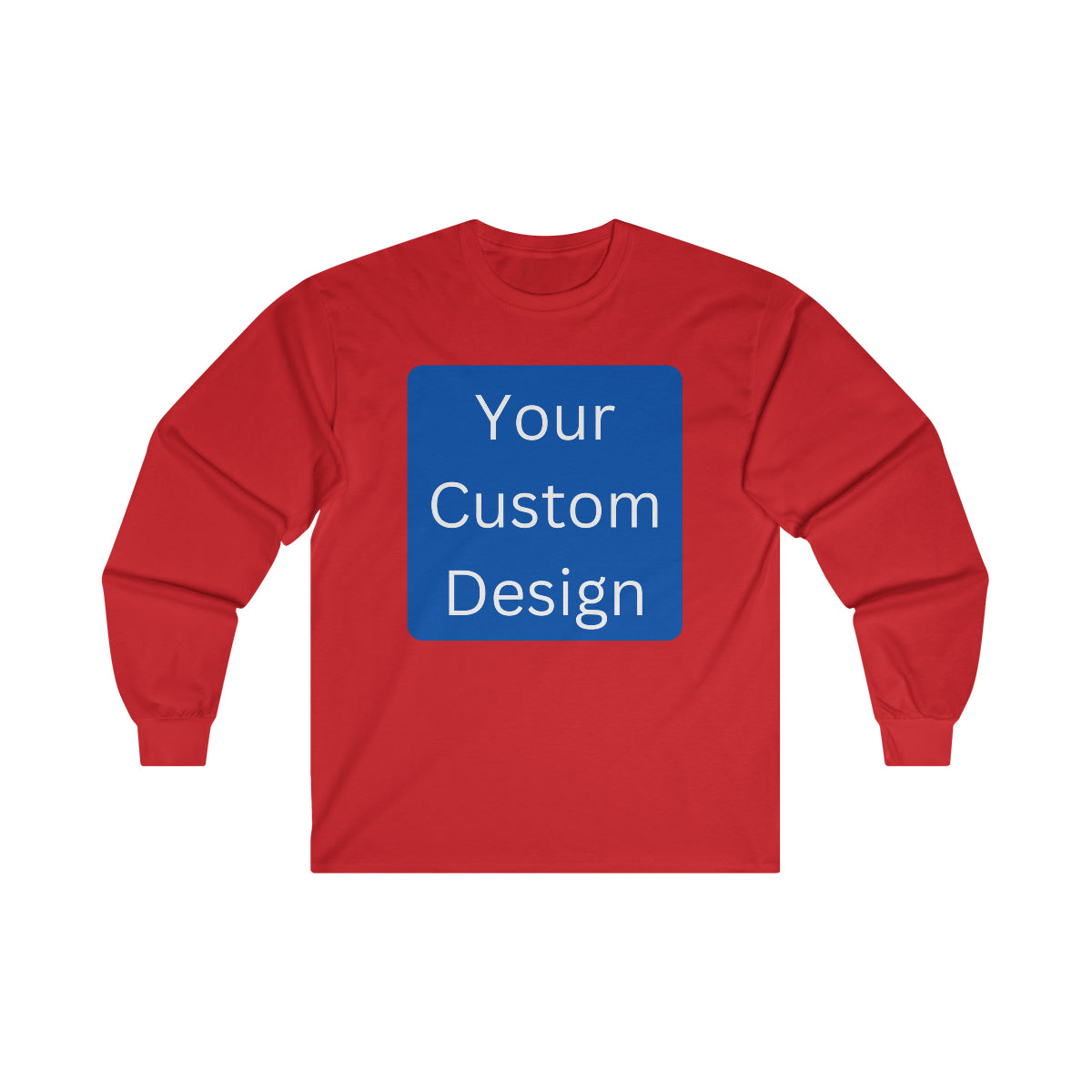 Ultra Cotton Long Sleeve Tee - (Front Design Only)