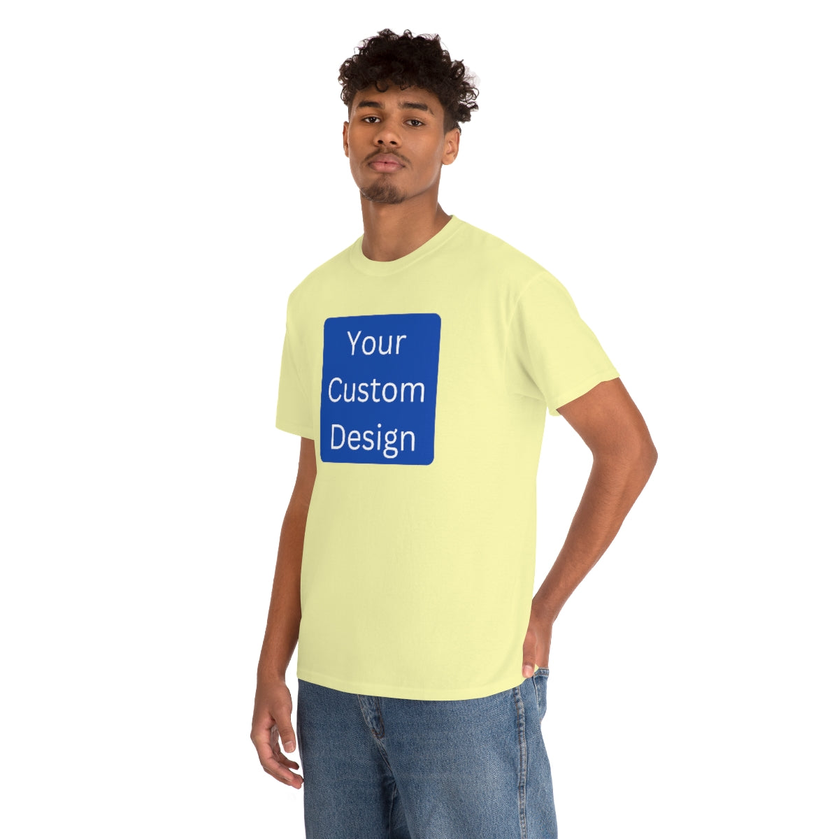 Unisex Heavy Cotton Tee (Front and Back Design)